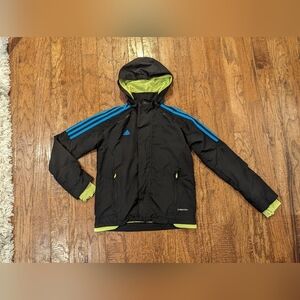 Adidas hooded black jacket, full zip. From the predator collection. Yout…